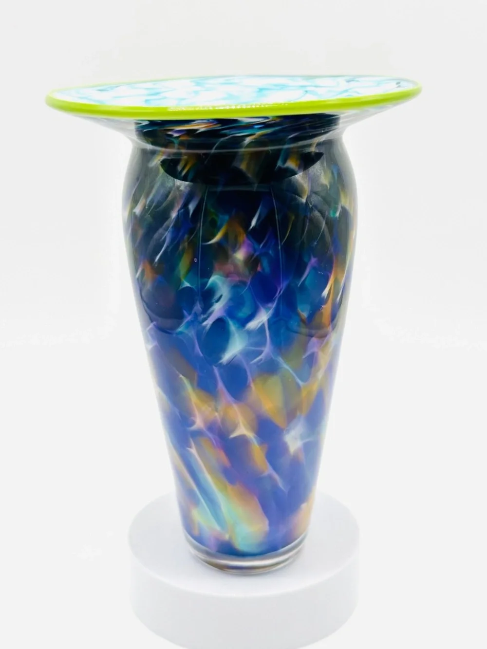 Fire Island Studio Art Glass Vase Matthew LaBarbera Teresa Ueltschey 2000 Signed
